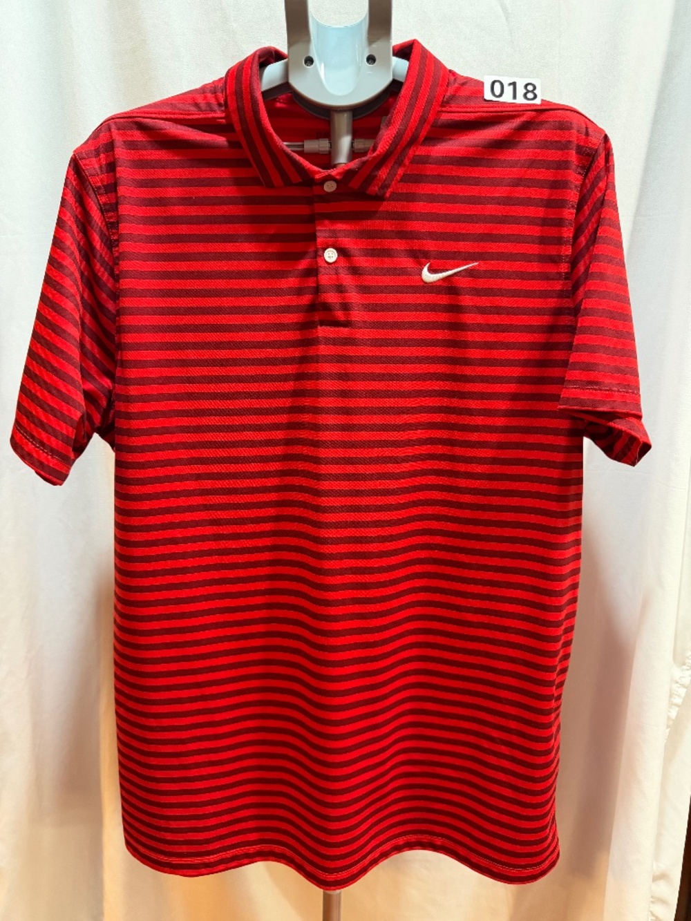 Nike Dri-FIT Striped Golf Polo Shirt - Men's XL (Excellent Condition)